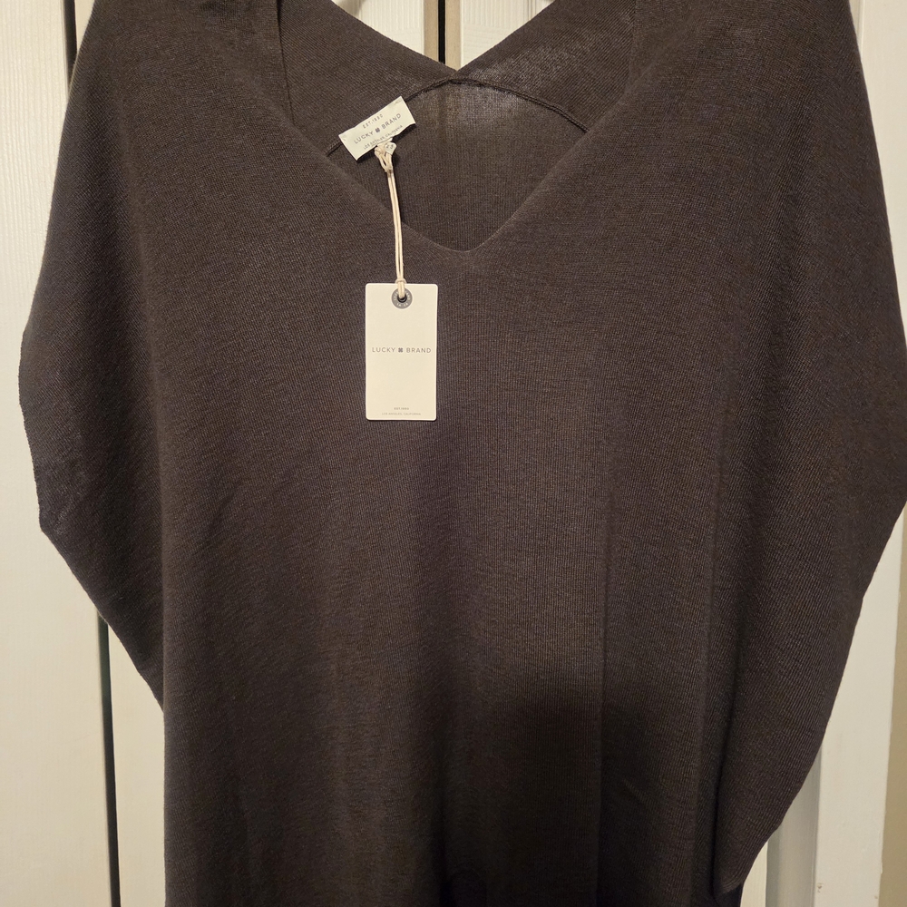 Lucky Brand Green Knit Top